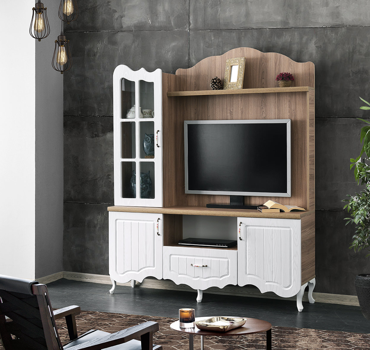Duru Tekli Kalem İşi TV Ünitesi